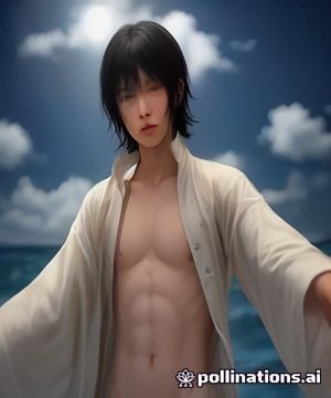斗罗大陆漫画角色戴沐白白虎武魂爆发，肌肉线条与白虎纹路交织，力量感与野性美并存